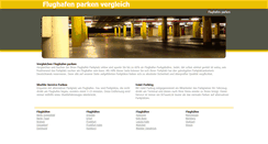 Desktop Screenshot of flughafenparkenvergleich.de