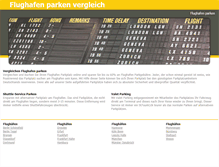 Tablet Screenshot of flughafenparkenvergleich.de